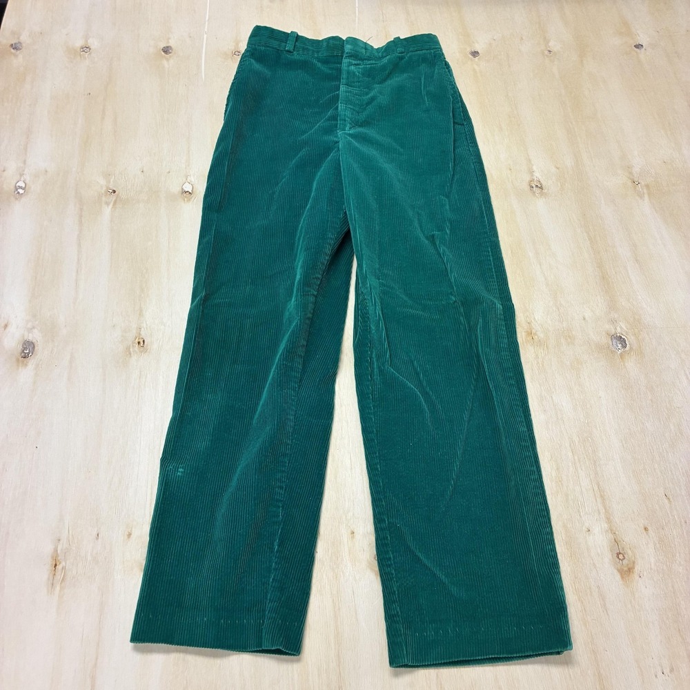 Cheeno's Corduroy Pants Womens 24x25 Green Chino Straight Leg Casual Fall